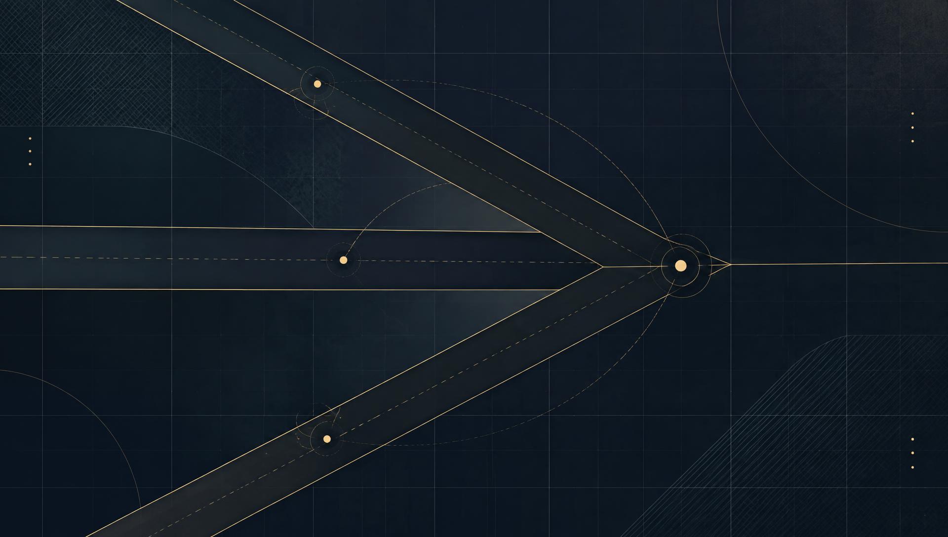 Abstract tactical visual representing coordinated Rift operations